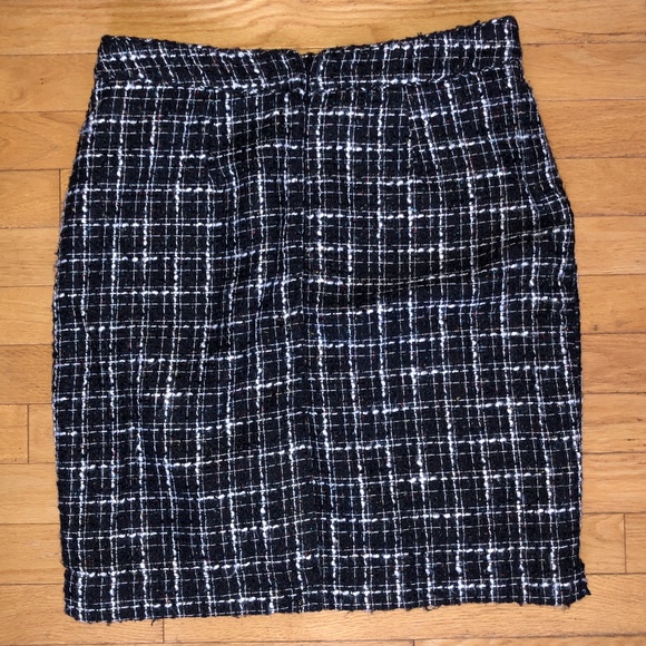 New Banana Republic Women's Tweed Patterned Pencil Skirt - Picture 2 of 10